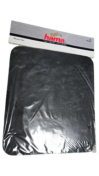 Hama Mauspad Schwarz Uni Gaming Office Unterlage 25x22 cm