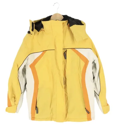 Cutting Edge Kinder Outdoorjacke Gr. 164 Gelb Sportlich Kapuze