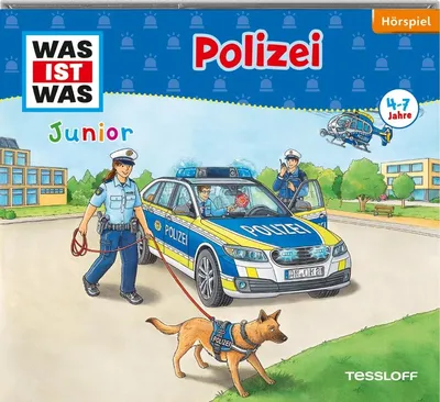 WAS IST WAS Junior Polizei Hörspiel CD Tessloff Verlag Kinder ab 4 Jahre