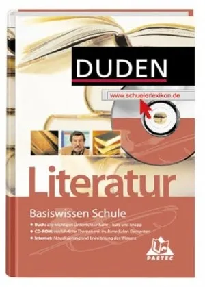 Duden Literatur Basiswissen Schule Buch für den Unterricht Hardcover