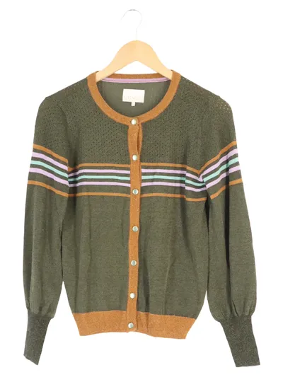 NüMPH Damen Strickjacke Grün Gr. 32/XXS Casual Modisch Cardigan