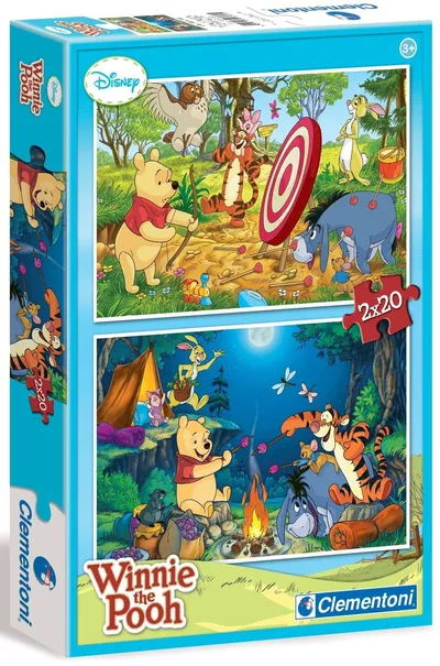 Clementoni Disney Winnie the Pooh Puzzle 2x20 Teile ab 3 Jahre NEU