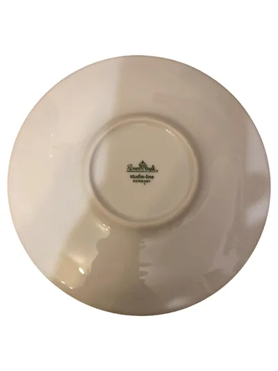Rosenthal studio-line Essteller 4er Set Weiß Porzellan Modern Alltag