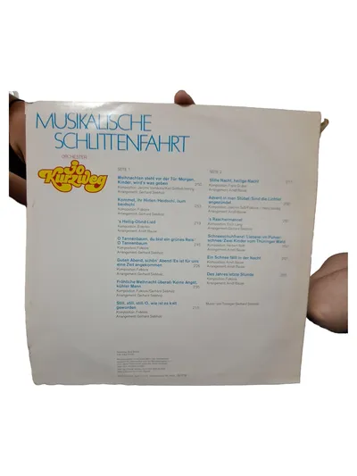 Orchester Jo Kurzweg Weihnachten Vinyl LP AMIGA DDR Weihnachtsmusik