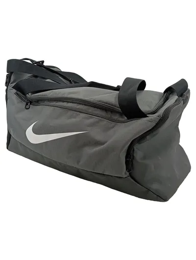 Nike Sporttasche Grau Duffel Bag Trainingstasche Fitness Gym 52cm