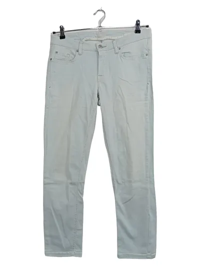 CAMBIO Damen Jeans Slim Fit Hellblau Gr. 42 W33 Stretch Hose