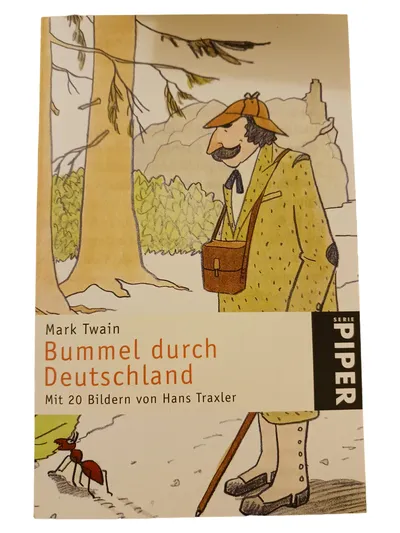 Mark Twain Bummel durch Deutschland Humorbuch Taschenbuch Piper