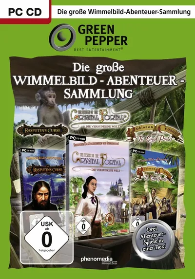 Green Pepper Große Wimmelbild-Abenteuer-Sammlung PC CD-ROM Rätsel Puzzle Deutsch