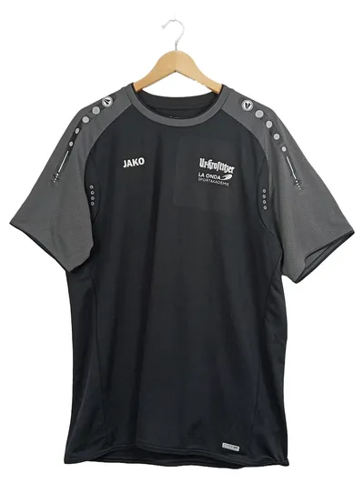 JAKO T-Shirt Ur-Krostitzer La Onda Sportakademie Herren Gr. 44 XS Schwarz Sport