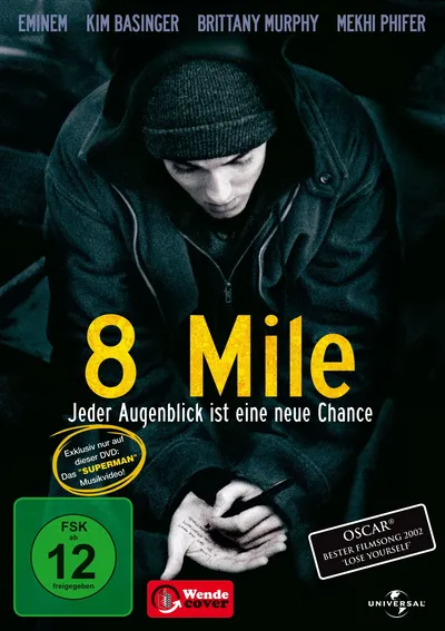 8 Mile DVD Film Drama Eminem Hip Hop Musikfilm Universal