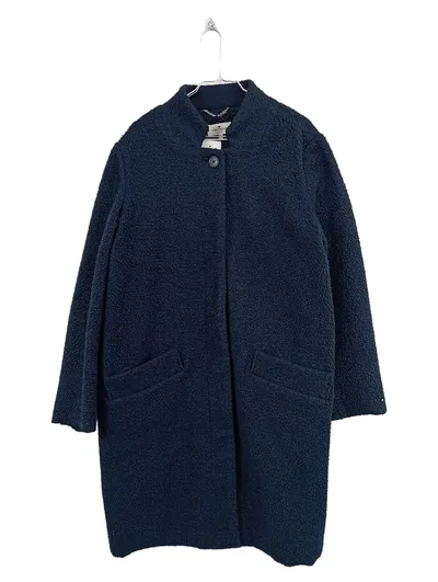 Tom Tailor Damen Übergangsmantel Teddy Bouclé Blau XXL Gr. 44