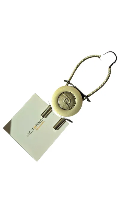 O.C. TANNER Schlüsselanhänger Gold Modern Logo 3cm x 8cm