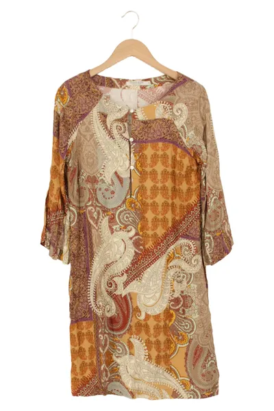 SUMMUM WOMAN Blusenkleid Damen 36/S Mehrfarbig Paisley Vintage Bohemian Tunika