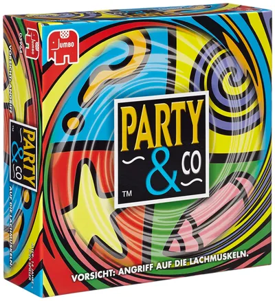 Party & Co Jumbo Partyspiel Gesellschaftsspiel Angriff auf die Lachmuskeln