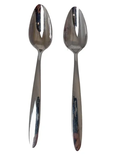 WMF Servierlöffel Set 2tlg Silber Edelstahl Besteck Elegant