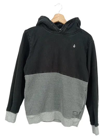 VOLCOM Kinder Kapuzenpullover Hoodie Gr. 164 Gestreift Mehrfarbig Baumwolle