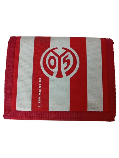 1. FSV MAINZ 05 Geldbörse Sportlich Mehrfarbig Streifen Logo