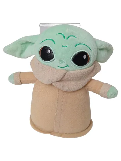 STAR WARS Grogu Kuscheltier Plüschtier Baby Yoda Beige Grün 20 cm
