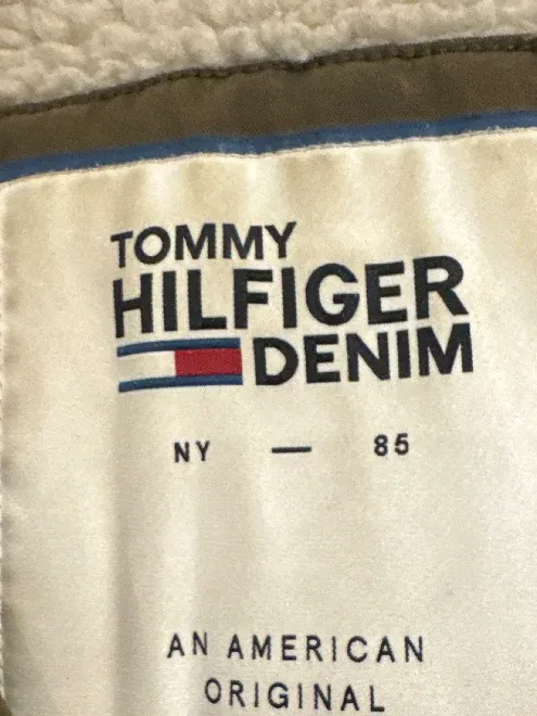 Tommy Hilfiger Denim Herren Parka Jacke Gr. S Oliv Fellkapuze Winterjacke 6
