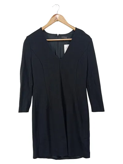 DRYKORN Etuikleid Damen Gr. 40/L Schwarz Business Elegant Viskose