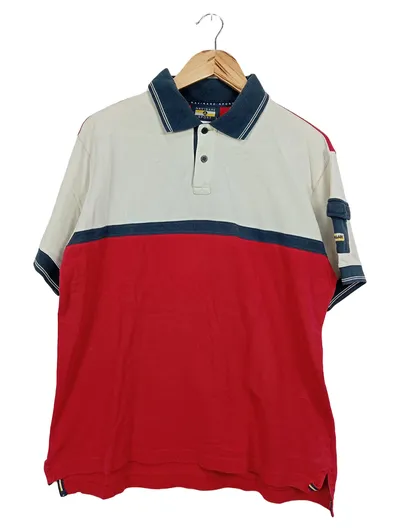 NAVIGARE Herren Poloshirt 50/L Mehrfarbig Casual Sportlich Baumwolle