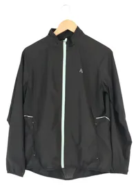 BOOMERANG Damen Trainingsjacke Gr. 40/M Schwarz Sportlich Laufjacke 1