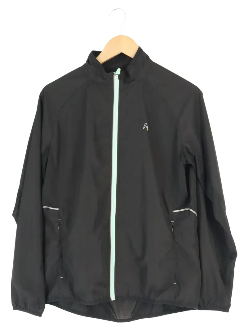 BOOMERANG Damen Trainingsjacke Gr. 40/M Schwarz Sportlich Laufjacke 1