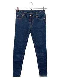 DSQUARED2 Damen Jeans Slim Fit Blau W26/34/XS Casual Stretch Denim 1