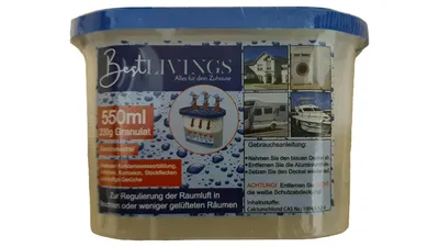Bestlivings Luftentfeuchter Granulat Behälter 11cm 16cm Transparent