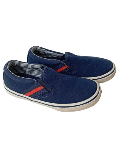 NEXT Kinder Slipper Gr. 28 (UK 10) Blau Casual Slip-On Schuhe