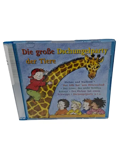 Kindermusik CD Dschungelparty Tierlieder Album Lustig ab 3 Jahre