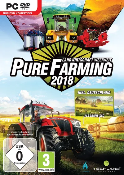 Techland Pure Farming 2018 PC Simulation Landwirtschaft Deutsch Englisch