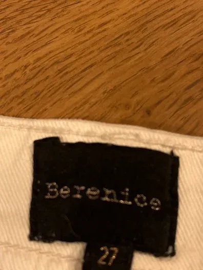 BERENICE Damen Jeans Regular Fit Weiß Gr. W27/36 Baumwolle Stretch 4
