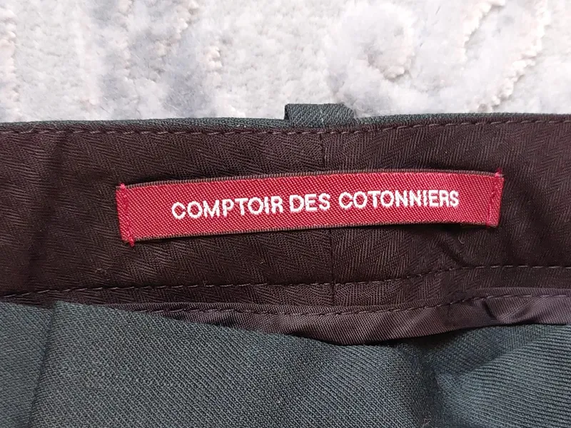 Comptoir des Cotonniers Damen Anzughose Grün Business Gr. 40 W31 3