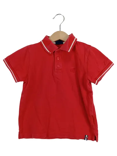 JAKO Kinder Poloshirt Rot Gr. 104/110 Casual Sportlich Kurzarm