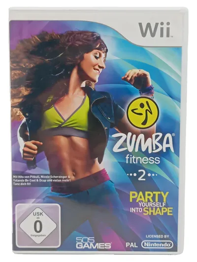 505 Games Zumba Fitness 2 Wii Tanzspiel Musik Rhythmus Deutsch Fitness Spiel