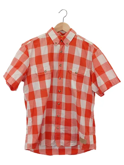 CAMEL ACTIVE Herren Freizeithemd Kariert Kurzarm 48/M Mehrfarbig Casual