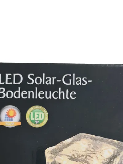 TOPCENT 26104-W Solar Außenleuchte LED Bodenleuchte Glas Quadratisch 10cm