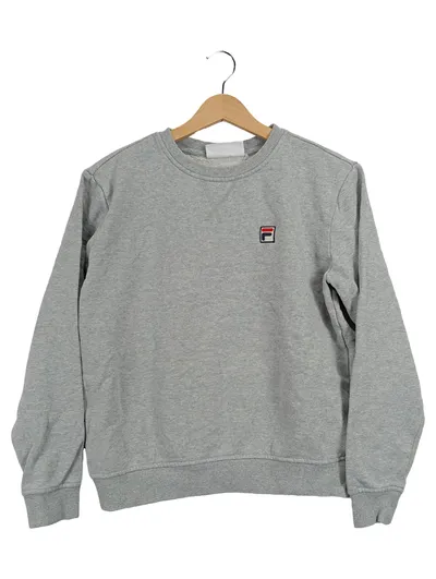 FILA Damen Sweatshirt Gr. 36 Grau Casual Pullover Sport Freizeit