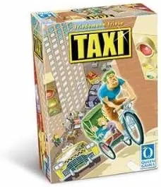 Queen Games Turbo Taxi Brettspiel Familienspiel Stadt Verkehr ab 8 Jahre