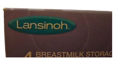 Lansinoh Nuckelflaschen Set 4x 180ml Muttermilchflaschen Kunststoff Lila