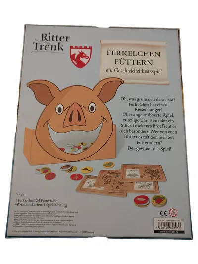 Oetinger Ritter Trenk Ferkelchen Füttern Geschicklichkeitsspiel Kinder ab 4