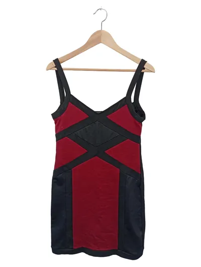 BLACK PREMIUM Damen festliches Kleid Gr. 38/M Mehrfarbig Elegant Minikleid