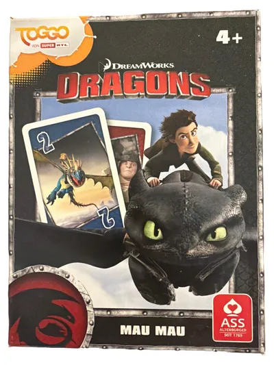 ASS Altenburger Dragons Mau Mau Kartenspiel Kinder Spiel ab 4 Jahre