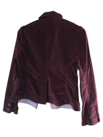 Marc Jacobs Damen Cordjacke Blazer Gr. 38 Bordeaux Rot Cord