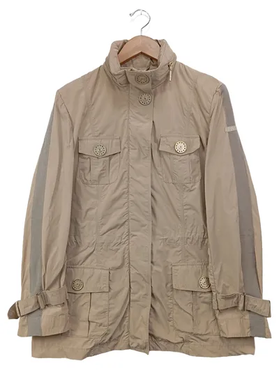 AIRFIELD Damen Leichte Jacke Beige Gr. 38/M Klassisch Elegant Polyester