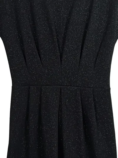 s.Oliver Cocktailkleid Damen Gr. 34 Schwarz Glitzer Elegant Party
