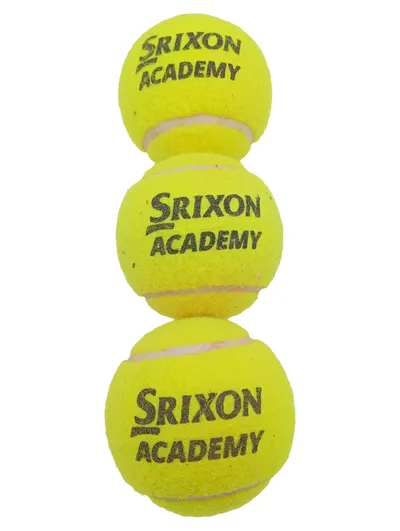 Srixon Academy Tennisbälle Gelb 3 Stück Training Matchball