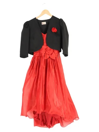 HERMANN LANGE COLLECTION Damen festliches Kleid 38/M Rot Elegant Maxikleid