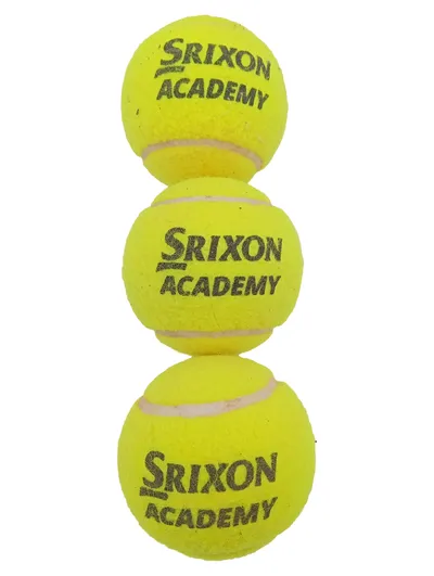 Srixon Academy Tennisbälle Gelb 3 Stück Training Matchball